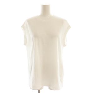 SEAMLESS CREW NECK SLEEVELESS トップス カットソー ノースリーブ 1 ホワイト