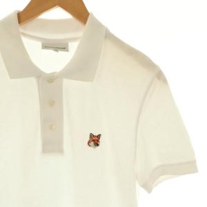 Maison Kitsuné 25SS 鹿の子ポロシャツ 半袖 コットン XS 白 /NR OS SH