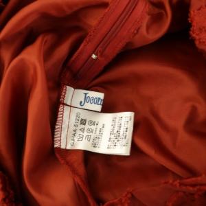 Jocomomola de Sybilla 24AW Huella フラワージャカードスカート ロング フレア 40 レッド /MY OS