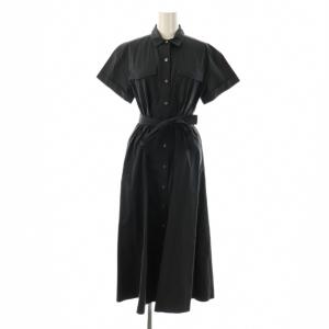 BIO. TYPE RANDY ワンピース ミモレ ロング 半袖 38 グレー /AT OS