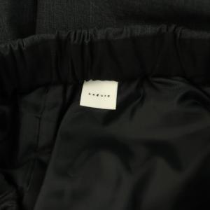 かぐれ 23AW ストレートイージートラウザー パンツ ハイウエスト F チャコールグレー /MY OS