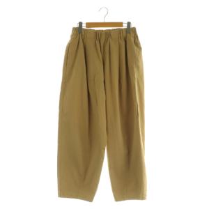 25SS コットンクロップドパンツ ワイド イージー F ベージュ /MY OS