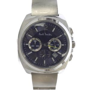 ジャンク品 ファイナルアイズ クロノグラフ クオーツ 腕時計 3針 シルバー色 /SR