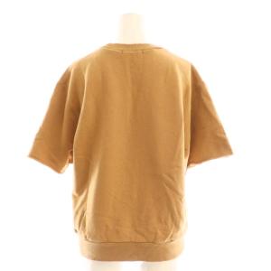 Plage 25SS Cut Off Sleeve スウェットシャツ トレーナー プルオーバー キャメル /CX OS