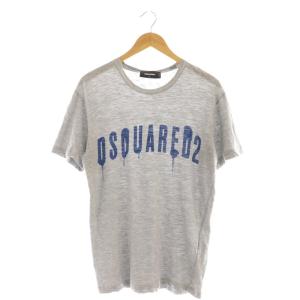 ロゴTシャツ カットソー 半袖 S グレー /AT OS