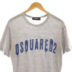 DSQUARED2 ロゴTシャツ カットソー 半袖 S グレー /AT OS