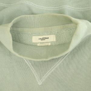 ISABEL MARANT ETOILE 20SS MOBY コットンポリエステル モックネックスエットプルオーバー トレーナー 長袖 フロッキー
