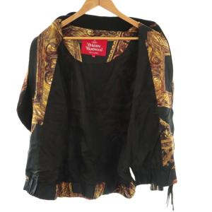 Vivienne Westwood RED LABEL 総柄ブルゾン 00 ブラック