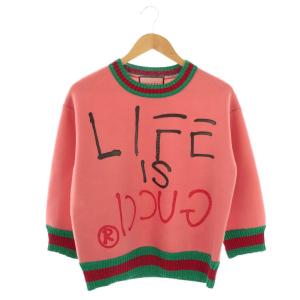 GHOST SWEAT SHIRT プルオーバー S ピンク 422724