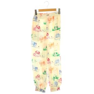 ×ディズニー 総柄シルクパンツ イージー 36 596965