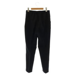 yori ダブルクロスパンツ テーパード スラックス 38 黒 ブラック /AT OS