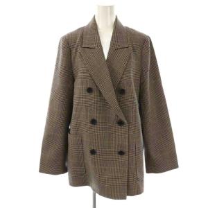 23AW CHECK HANDSOME JACKET 36 ベージュ