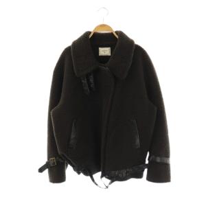 COTTON CANDY FLIGHT JACKET ジャケット M ダークブラウン /DO OS