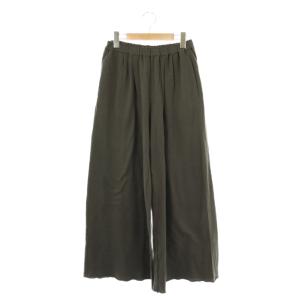 24SS ガーゼ裏毛EXワイドパンツ イージー 36 グレー /DF OS
