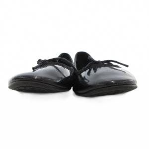 Repetto パテントバレエシューズ 35 22cm パンプス リボン 黒 ブラック /AE