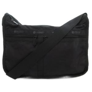 ショルダーバッグ 斜めがけ ロゴ ナイロン 黒 ブラック /AE