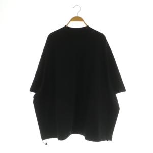 BALLOON T SHIRT バルーンTシャツ 半袖 ドロスト M ブラック /MY OS AD