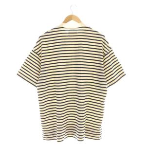 MARKAWARE MARK AWARE BOX Tee S/S ORGANIC COTTON BORDERTシャツ カットソー 1 紺 ベージュ