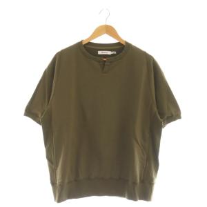 DWELLER S/S T-NECK PULLOVER COTTON SWEATスウェット トレーナー