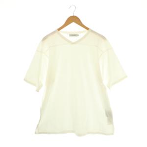 COACH S/S V-NECK TEE COTTON JERSEY OVERDYED Tシャツ カットソー