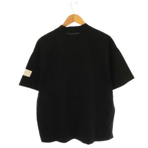 MARKAWARE MARK AWARE パッチワークS/STシャツ カットソー 1 黒 アイボリー A23B /CX OS AD