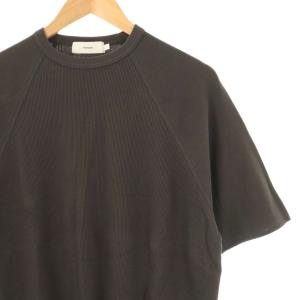 Graphpaper Waffle S/S Crew Neck Tee Tシャツ カットソー 半袖 1 チャコール /DF OS