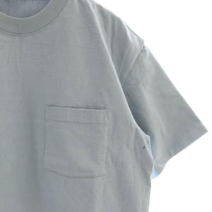 AURALEE HEAVY WEIGHT TEETシャツ カットソー 半袖 4 青 ブルー /AT OS AD