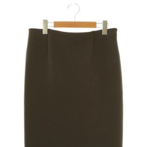 MUSE de Deuxieme Classe 24SS dumble fit タイトスカート イージー マキシ ロング 38 カーキ /AT OS