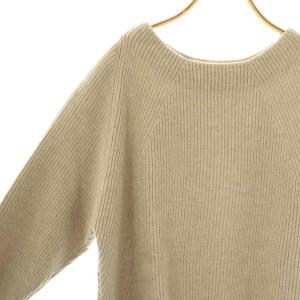 MUSE de Deuxieme Classe OLBIA アゼプルオーバー ニット セーター 長袖 F グレー /AT OS