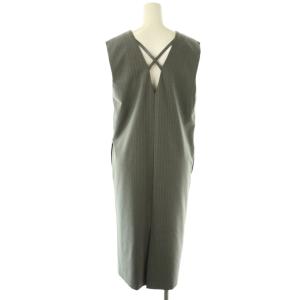 INDIVI 近年モデル 【洗える】ウールライクジャンパースカート ワンピース 05 グレー /DF OS