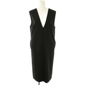 近年モデル 【洗える】ウールライクジャンパースカート ワンピース 05 ブラック /DF OS