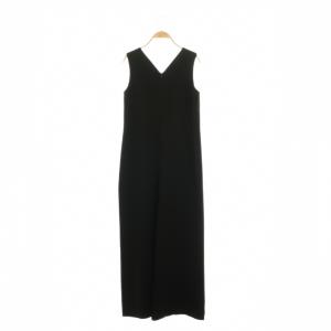 Theory CLASSIC CREPE V NK FLARE JS GD ジャンプスーツ オールインワン ノースリーブ