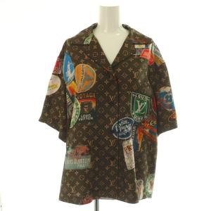 24AW シルク エリゼパレス パジャマシャツ 38 ブラウン