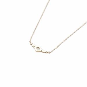 agete オパールネックレス ダイヤ 0.23ct K10 イエローゴールド /SR