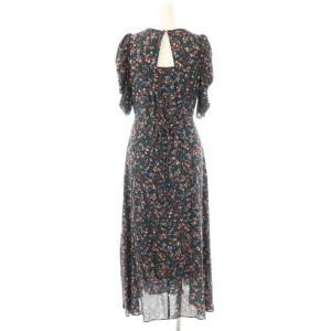 FRAY I.D 24AW ヴィスコースフラワーカシュクールワンピース ロング 00 グリーン /DF OS