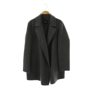 24AW NEW DIVIDE GC CLAIRENE J コート カシミヤ混 P グレー /HK OS