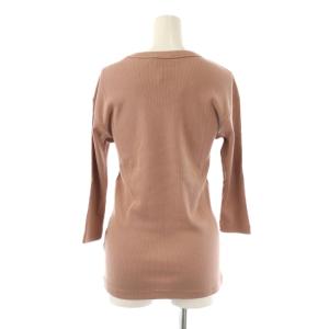 Deuxieme Classe 25SS Dignity Tシャツ カットソー 七分袖 F ピンク /AT OS