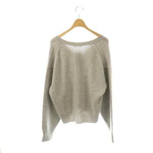 EVERYDAY I LIKE Fiocco Vネック カーディガン グレー