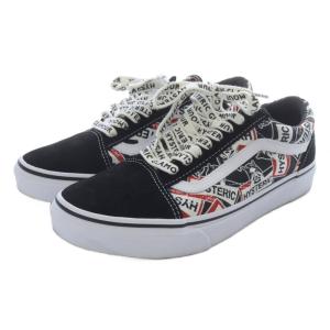 HYSTERIC GLAMOUR VANS OLD SKOOL SEE NO EVIL スニーカー 総柄 26cm 黒 ブラック 白 ホワイト