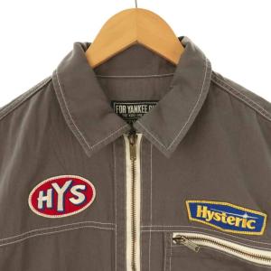 HYSTERIC GLAMOUR SOUND AND VISION ワッペン オールインワン S グレー