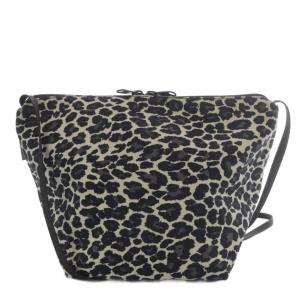 グリーンレーベル別注 レオパード ビッグポシェット ショルダーバッグ