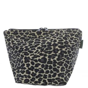 Hervé Chapelier グリーンレーベル別注 レオパード ビッグポシェット ショルダーバッグ