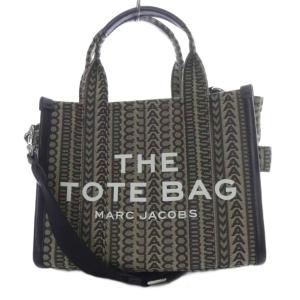 THE モノグラム ジャガード 2WAYバッグ トートバッグ ショルダーバッグ 斜め掛け グレー /YO20