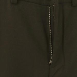 MARGARET HOWELL 24AW FLANNEL WOOL パンツ テーパード 1 カーキ /HK OS