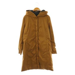 LIMONTA ダウンコート ジップアップ 38 ブラウン /HK OS