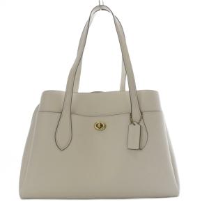 ローラ キャリーオール レザー ショルダーバッグ ホワイト 88340 /YO26