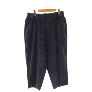 24AW 5Wコール ミディーパンツ テーパード M ネイビー /HK OS