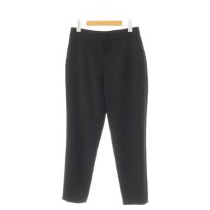 25SS ダブルクロスバックスリットパンツ テーパード ジッパーフライ 2 黒 /NR OS