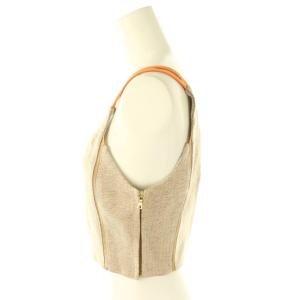 FUMIKA_UCHIDA HEMP SUITING BUSTIER TOPトップス 34 ベージュ