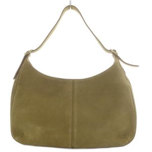 近年モデル BIG bag ハンドバッグ ワンハンドル スエード ベージュ /YO2